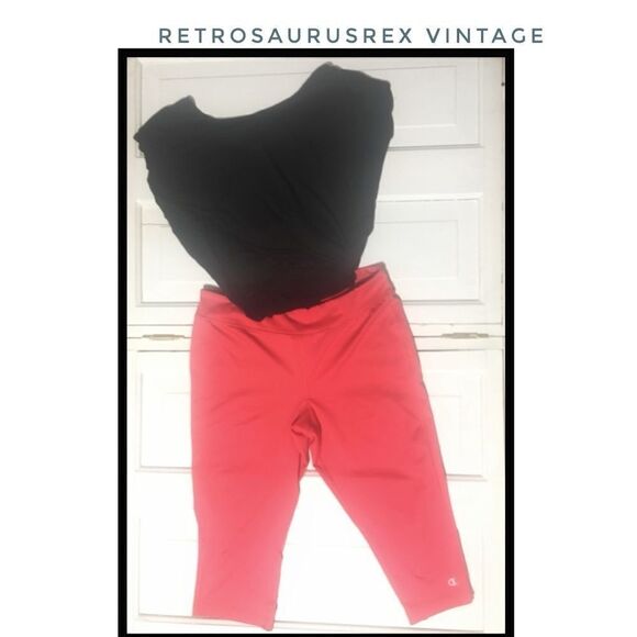 CHAMPION PowerTRAIN Athletic Capri Leggings Medium - Picture 1 of 4